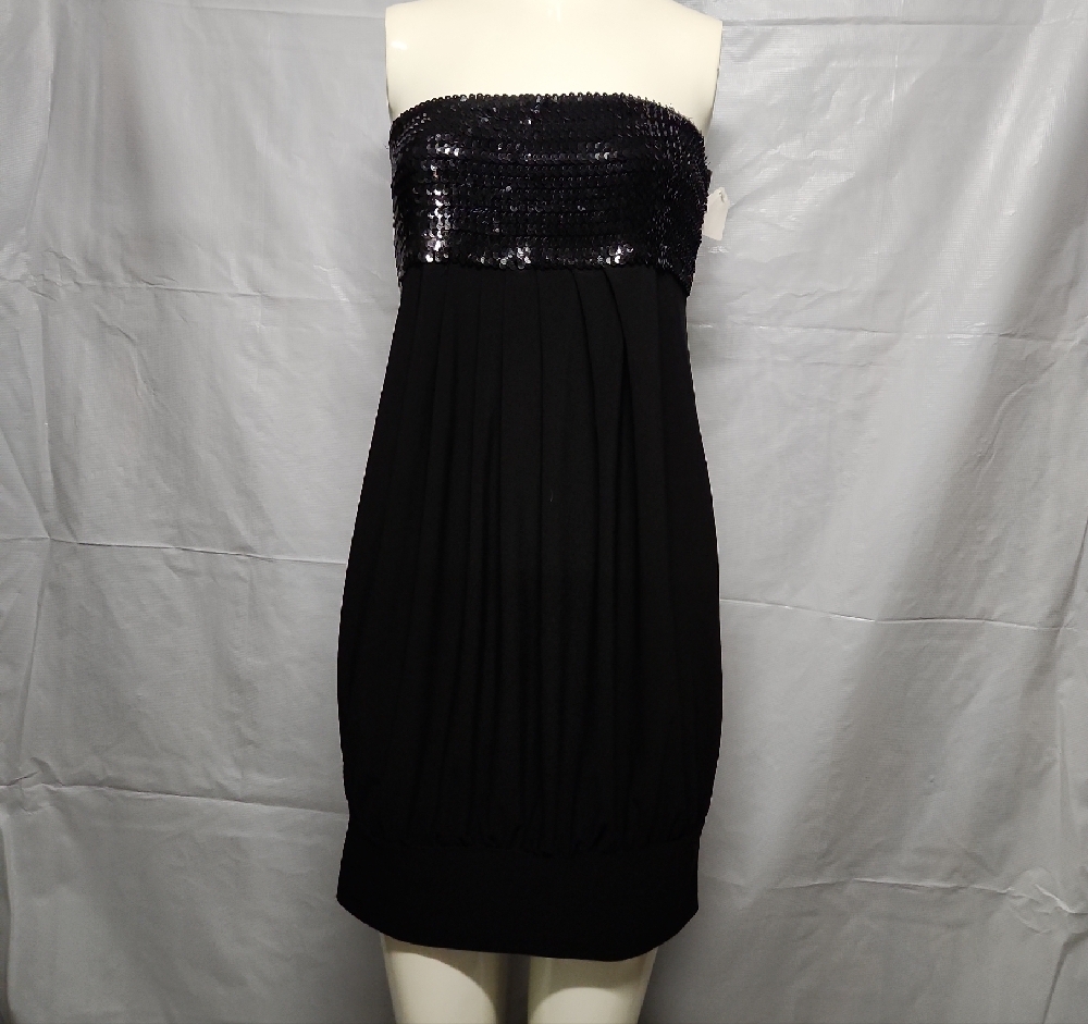 Elegant Black Strapless Dress